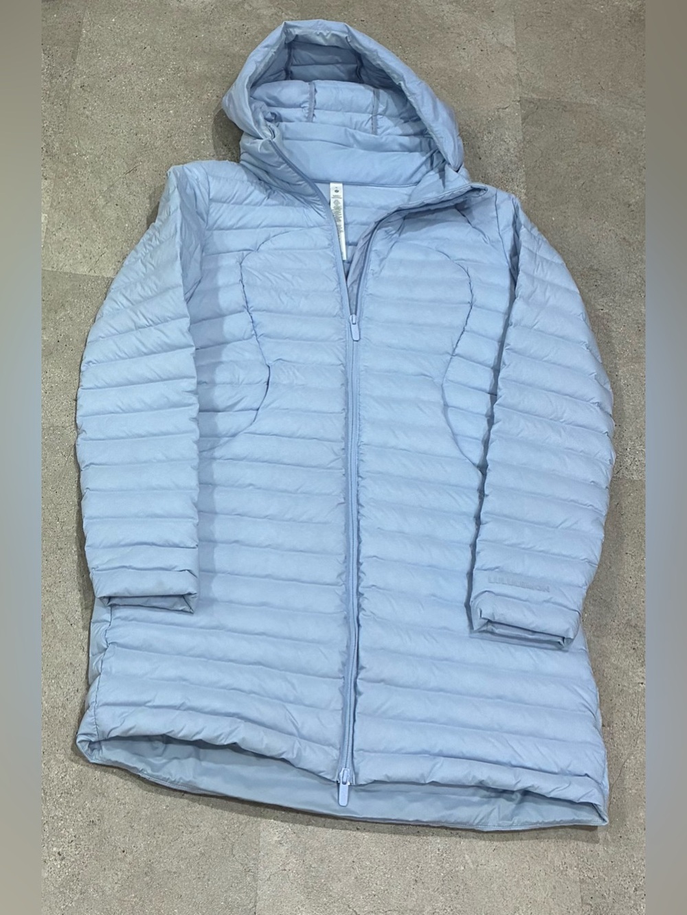 Womens LULULEMON Pack It Down Long Jacket, sz 6